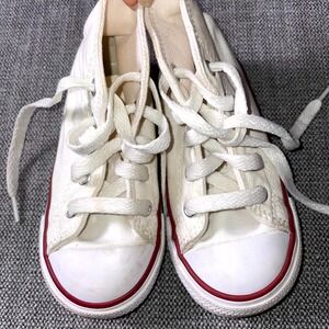 Converse Chuck Taylor All Star Hi 7J253 Toddler US 7 Casual Shoes White Sneakers